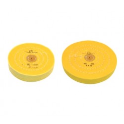 DISQUES TOILE COUSUE JAUNE MOUSSELINE