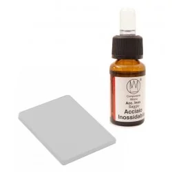 PIERRE DE TOUCHE BLANCHE POUR ACIER + FLACON TEST ACIER