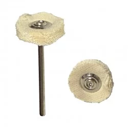 BROSSETTE SUR TIGE TOILE MOUSSELINE (PETIT MOYEU) Ø14MM
