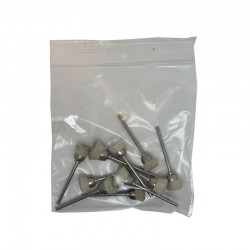 LOT DE 10 DE BROSSETTES FURET CHEVRE BLANCHE 2,35MM - TAILLE MIXTE