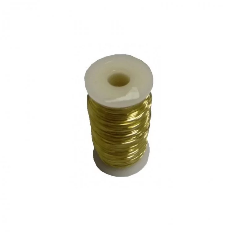 BOBINE FIL LAITON POUR GALVANOPLASTIE 0.40 BOBINE FIL LAITON POUR GALVANOPLASTIE 0.40