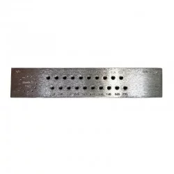 Filière en tungstène ronde Ø 2.25 à 3.20 mm – 20 trous