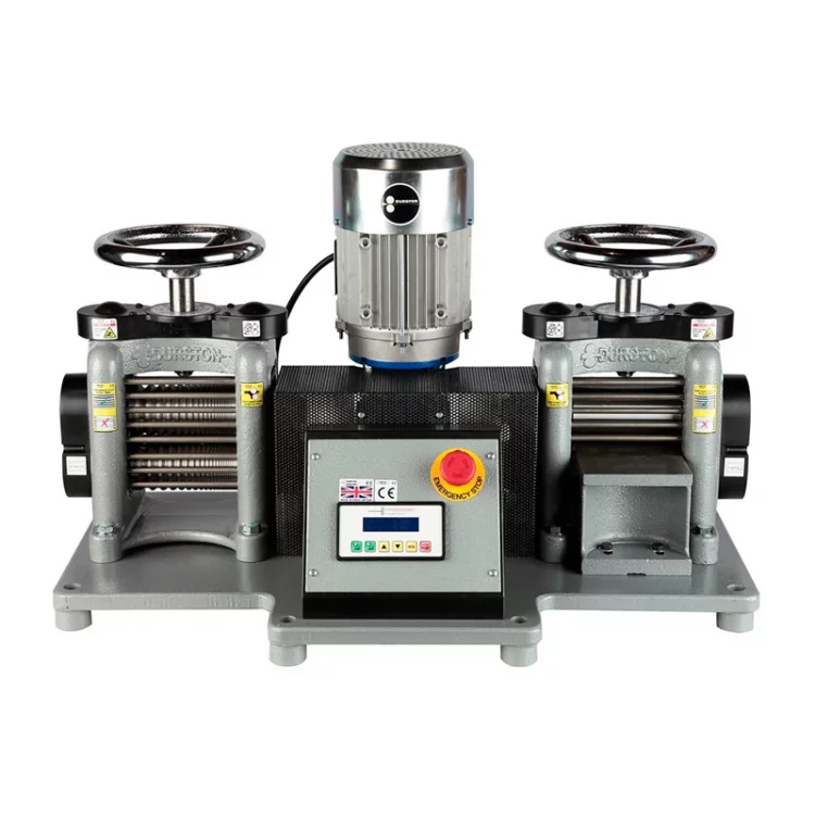 DURSTON - LAMINOIR ELECTRIQUE DOUBLE A POSER 130mm VARIATEUR