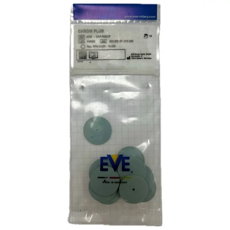 DESTOCKAGE-MEULETTES EVE CHROM PLUS x 10 Grain fin DESTOCKAGE-MEULETTES EVE CHROM PLUS x 10 Grain fin