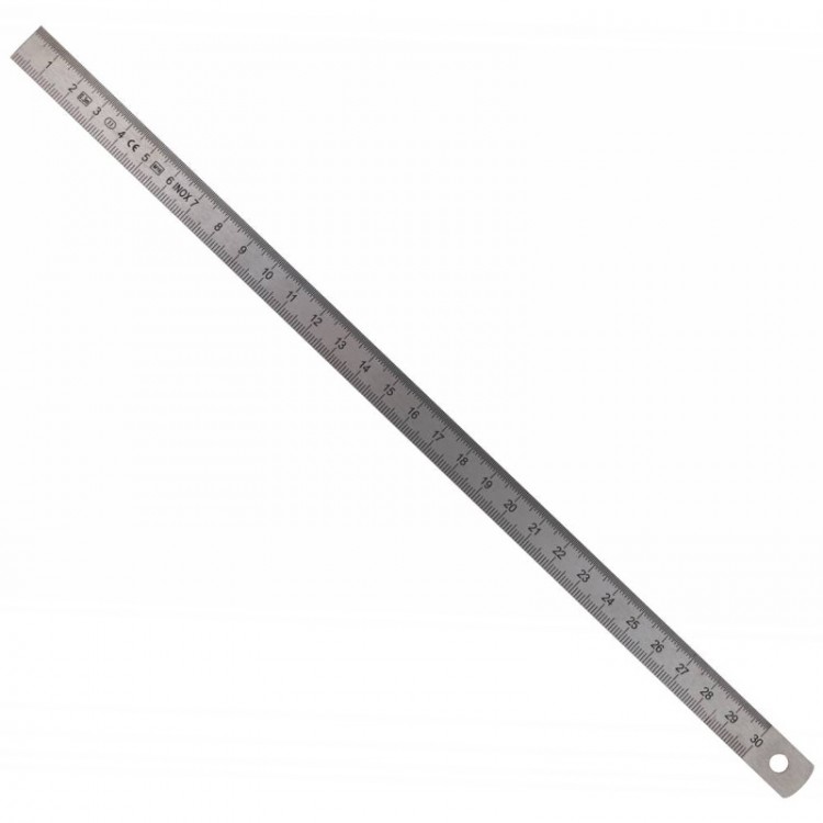 REGLET ACIER INOX 30 CM