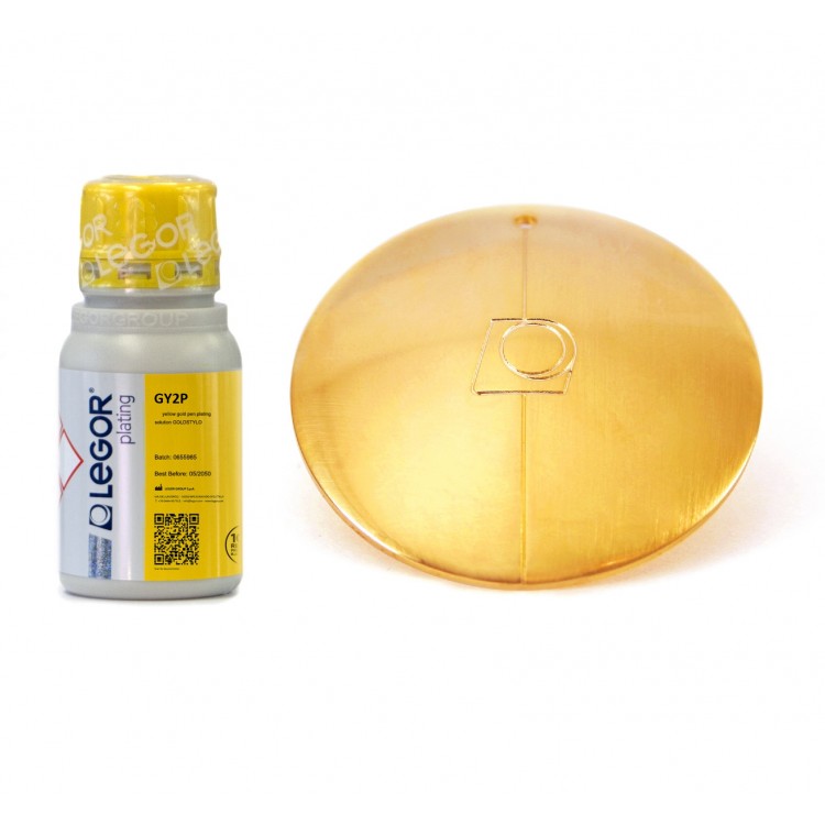 BAIN OR JAUNE RHODINETTE 2g/100ml - LEGOR (24K) BAIN OR JAUNE RHODINETTE 2g/100ml - LEGOR (24K)