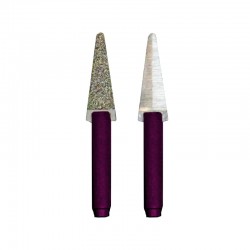 EMBOUT DIAMANT DIPROFIL (Triangle) 15µm VIOLET - 1P