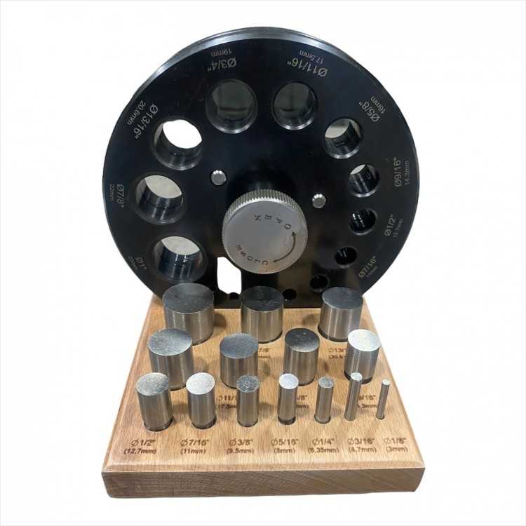 DECOUPOIRS RONDS - SET DE 14 PCS DE 3.18 à 25.40mm DECOUPOIRS RONDS - SET DE 14 PCS DE 3.18 à 25.40mm