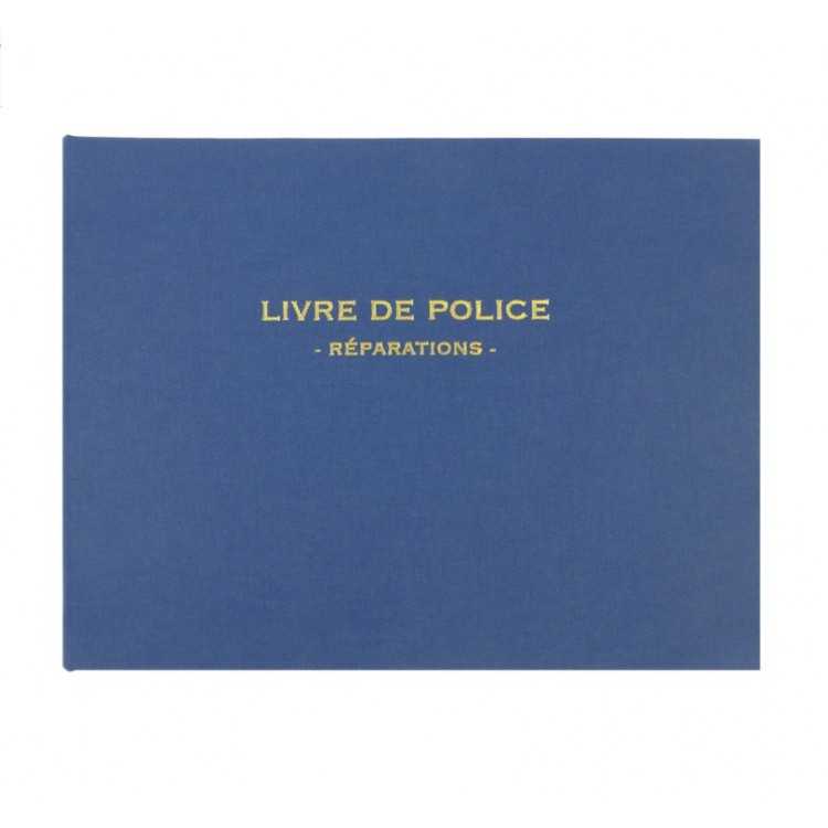 LIVRE DE POLICE REGISTRE BIJOUTIER REPARATION