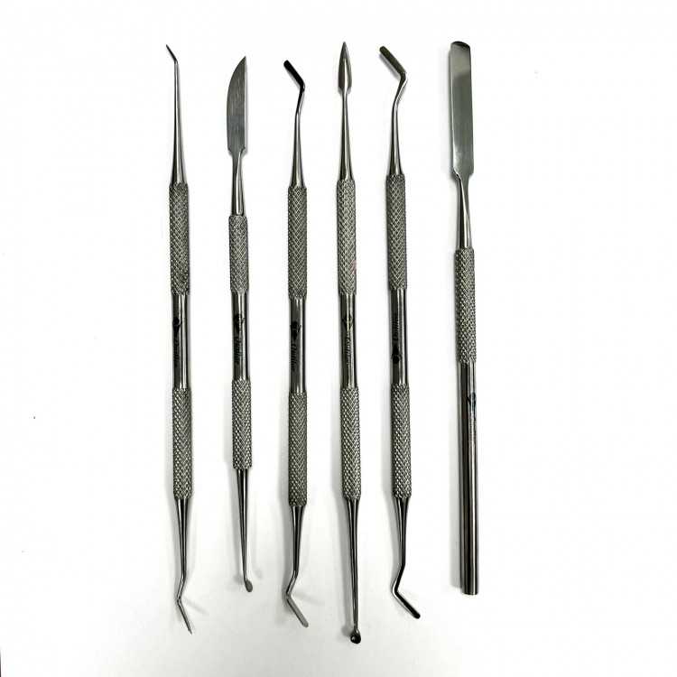 DESTOCKAGE-JEU DE 6 SPATULES A CIRE/RESINE DESTOCKAGE-JEU DE 6 SPATULES A CIRE/RESINE