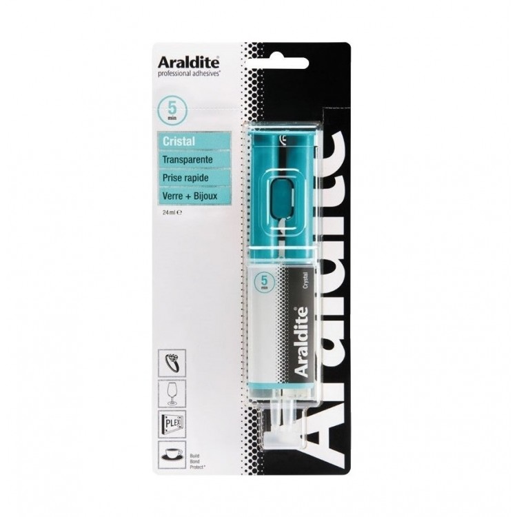COLLE ARALDITE CRISTAL 24ml COLLE ARALDITE CRISTAL 24ml