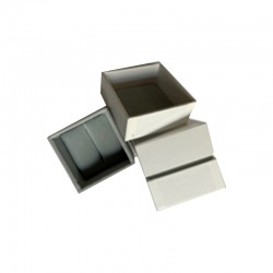 ECRIN BAGUE BLANC INTERIEUR GRIS