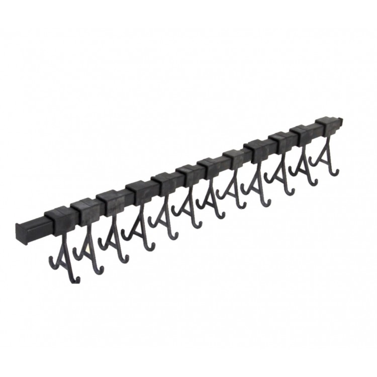 SUPPORT A ULTRASON TUBE - 12 DOUBLE CROCHETS POUR BAGUES - NOIR SUPPORT A ULTRASON TUBE - 12 DOUBLE CROCHETS POUR BAGUES - NOIR