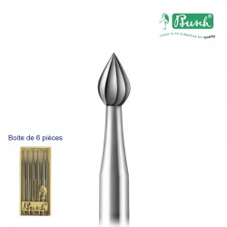 BUSCH - FRAISES ACIER FLAMME (6) 6P 012