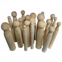 GRANDES BOUTEROLLES BOIS JEU DE 20 (6 A 25)