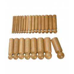 BOUTEROLLES BOIS JEU DE 24 (10 A 25)