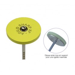 MEULE SHARP-XF Ø22MM GRAIN X-FIN - POLISSAGE DES OUTILS CARBURE AVEC SUPPORT