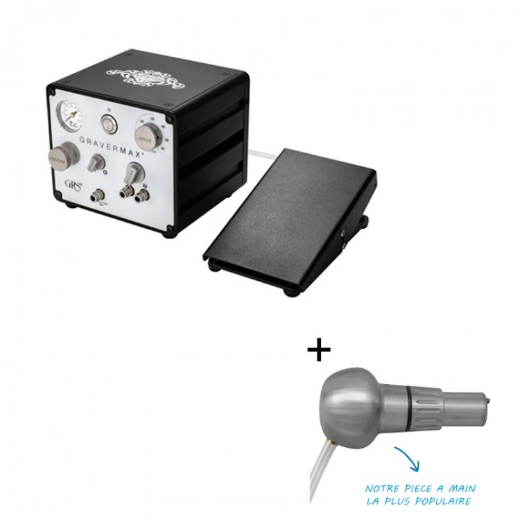 GRS GRAVERMAX G8 - WHITE VERSION - POUR 2 PAM #005-995-EU + PIECE A MAIN QC901