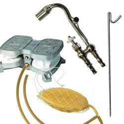 Pédalier REDA + vessie + pédalier + tuyau + T de connexion + chalumeau + support