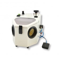 CABINE DE SABLAGE 1 SILO + RECYCLAGE ET PEDALE