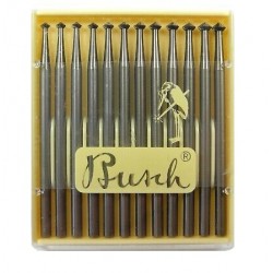 BUSCH - JEU DE 12 FRAISES DOUBLE CONE (414) 007 A 018