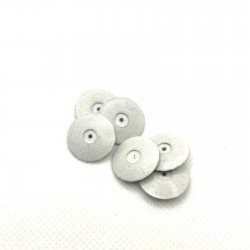 DESTOCKAGE-POLISSOIR BLANC FORME LENTILLE GRAIN GROS Ø17mm DESTOCKAGE-POLISSOIR BLANC FORME LENTILLE GRAIN GROS Ø17mm