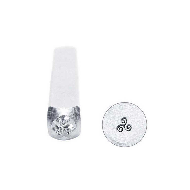 POINCON - LETTRE A FRAPPER "TRISKEL" 3MM - IMPRESSART POINCON - LETTRE A FRAPPER "TRISKEL" 3MM - IMPRESSART