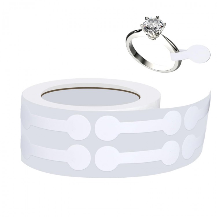 Étiquettes bijoux Polypro en rouleau de 1000 - Gemlogic Étiquettes bijoux Polypro en rouleau de 1000 - Gemlogic