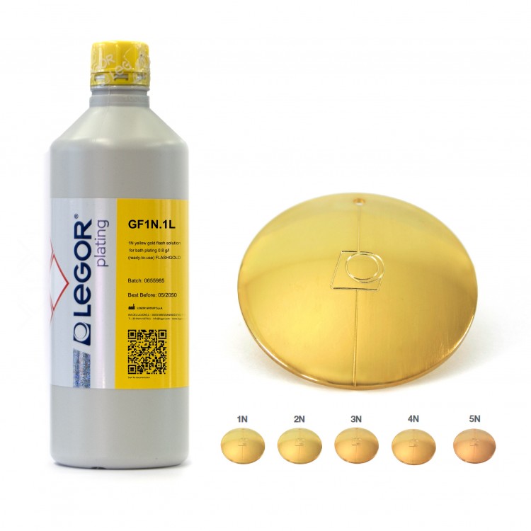 BAIN OR JAUNE FLASH 0.8g/L - LEGOR GF1N (14K) BAIN OR JAUNE FLASH 0.8g/L - LEGOR GF1N (14K)