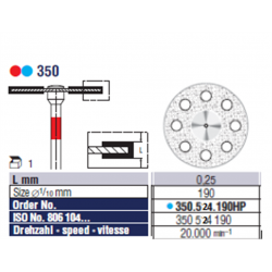 DISQUE DIAMANTE 350.524.190