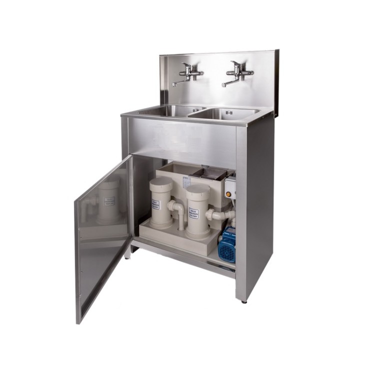 EVIER 2 POSTES TOUT INOX AVEC SYSTEME DE FILTRATION ELDO EVIER 2 POSTES TOUT INOX AVEC SYSTEME DE FILTRATION ELDO