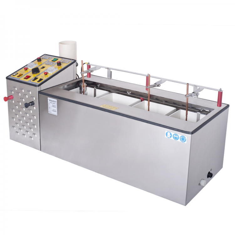 REDRESSEUR 5L (4x5L) + 2 ANODES + 1 agitation + 1 chauffage REDRESSEUR 5L (4x5L) + 2 ANODES + 1 agitation + 1 chauffage