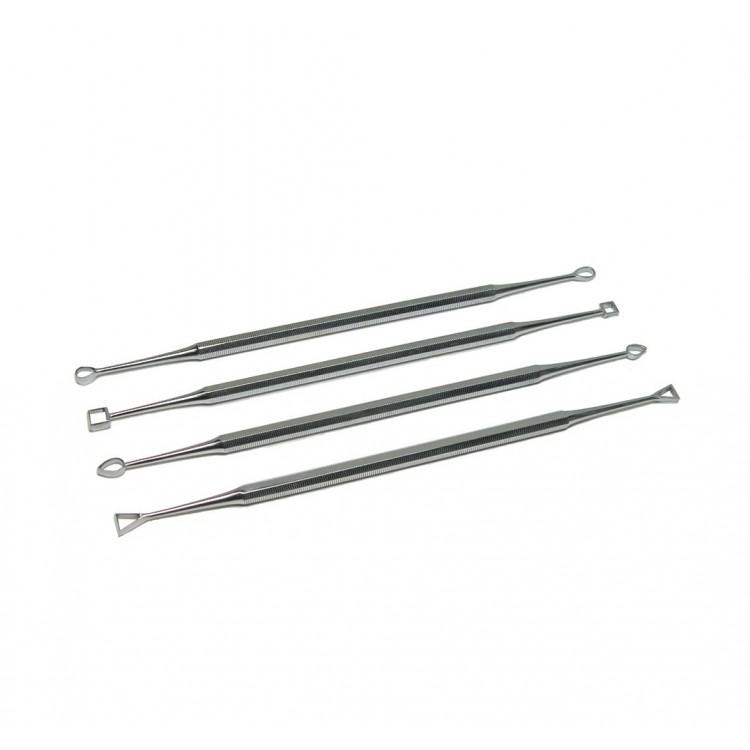 SPATULE CREUSE A CIRE JEU DE 4 SPATULE CREUSE A CIRE JEU DE 4