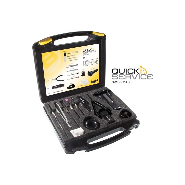 MALLETTE BERGEON 18 OUTILS - CHANGEMENT DES PILES ET MISE A TAILLE BRACELETS