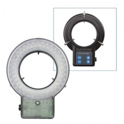 ENSEMBLE BINOCULAIRE + PIED + OBJECTIF X0.5 + ECLAIRAGE LED - EUROMEX