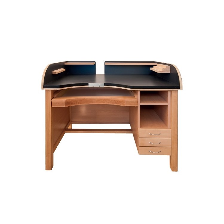 ETABLI DE SERTISSEUR SANS FOSSE 120X75XH103 - TOP NOIR - 3 TIROIRS + 1-2 NICHES ETABLI DE SERTISSEUR SANS FOSSE 120X75XH103 - TOP NOIR - 3 TIROIRS + 1-2 NICHES