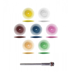 ASSORTIMENT 43 POLISSOIRS SOLEIL KNIFE EDGE DEDECO - G.80 &gt; 1µ