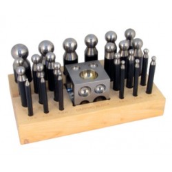 SET / BOUTEROLLES JEU DE 24 (1 A 24) + DE A EMBOUTIR 50x50