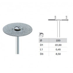 DISQUE DIAMANTE 916 ø22 - BUSCH STARR DISQUE DIAMANTE 916 ø22 - BUSCH STARR