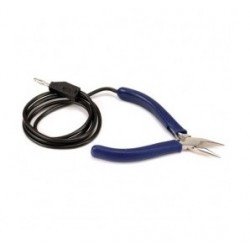PINCE PLATE BLEU AVEC CABLE POUR PUK