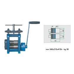 LAMINOIR LF120 MAIN PLAQUE ET FIL 120MM A REDUCTEUR TOUT FONTE
