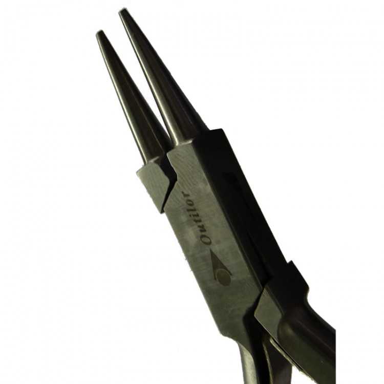 PINCE BECS MI-RONDS ULTRA-FINS - MANCHE BLEU OUTILOR