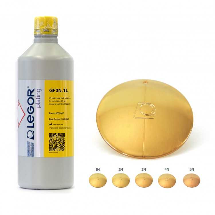 BAIN OR JAUNE FLASH 0.8g/L - LEGOR GF3N (3N) BAIN OR JAUNE FLASH 0.8g/L - LEGOR GF3N (3N)