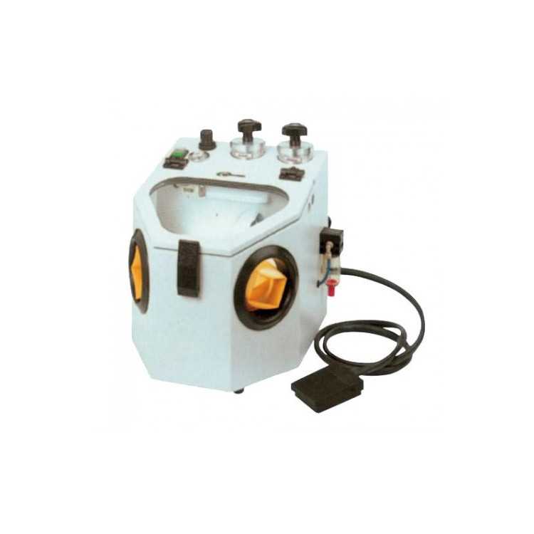 CABINE DE SABLAGE 2 SILOS + RECYCLAGE ET PEDALE CABINE DE SABLAGE 2 SILOS + RECYCLAGE ET PEDALE