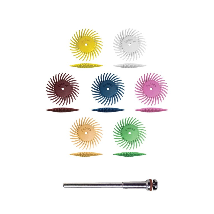 ASSORTIMENT 43 POLISSOIRS SOLEIL KNIFE EDGE DEDECO - G.80 > 1µ