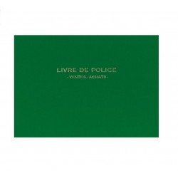 LIVRE DE POLICE REGISTRE BIJOUTIER ACHAT VENTE