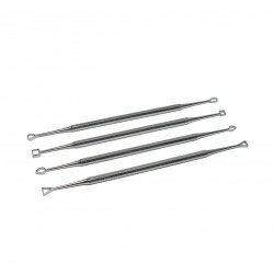 SPATULE CREUSE A CIRE JEU DE 4