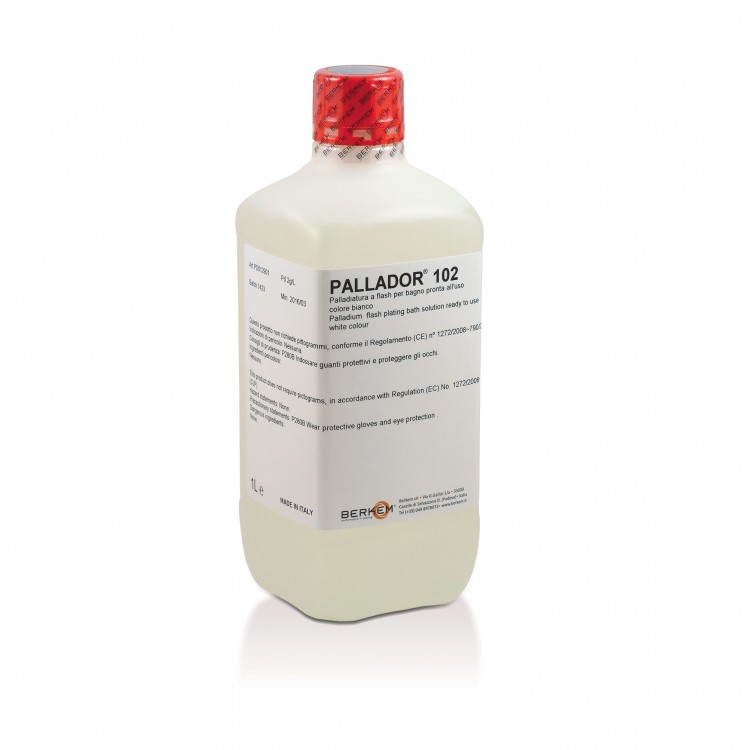 BAIN PALLADIUM FLASH 2g/L - BERKEM PALLADOR 102 BAIN PALLADIUM FLASH 2g/L - BERKEM PALLADOR 102