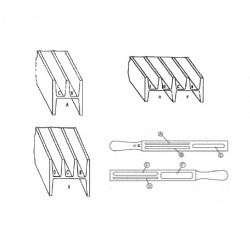 LINGOTIERES PLAQUES - EN FONTE