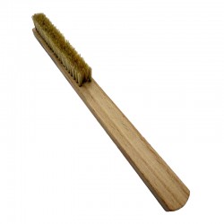 BROSSE A MAIN SOIE BLANCHE 4RGS 22CM